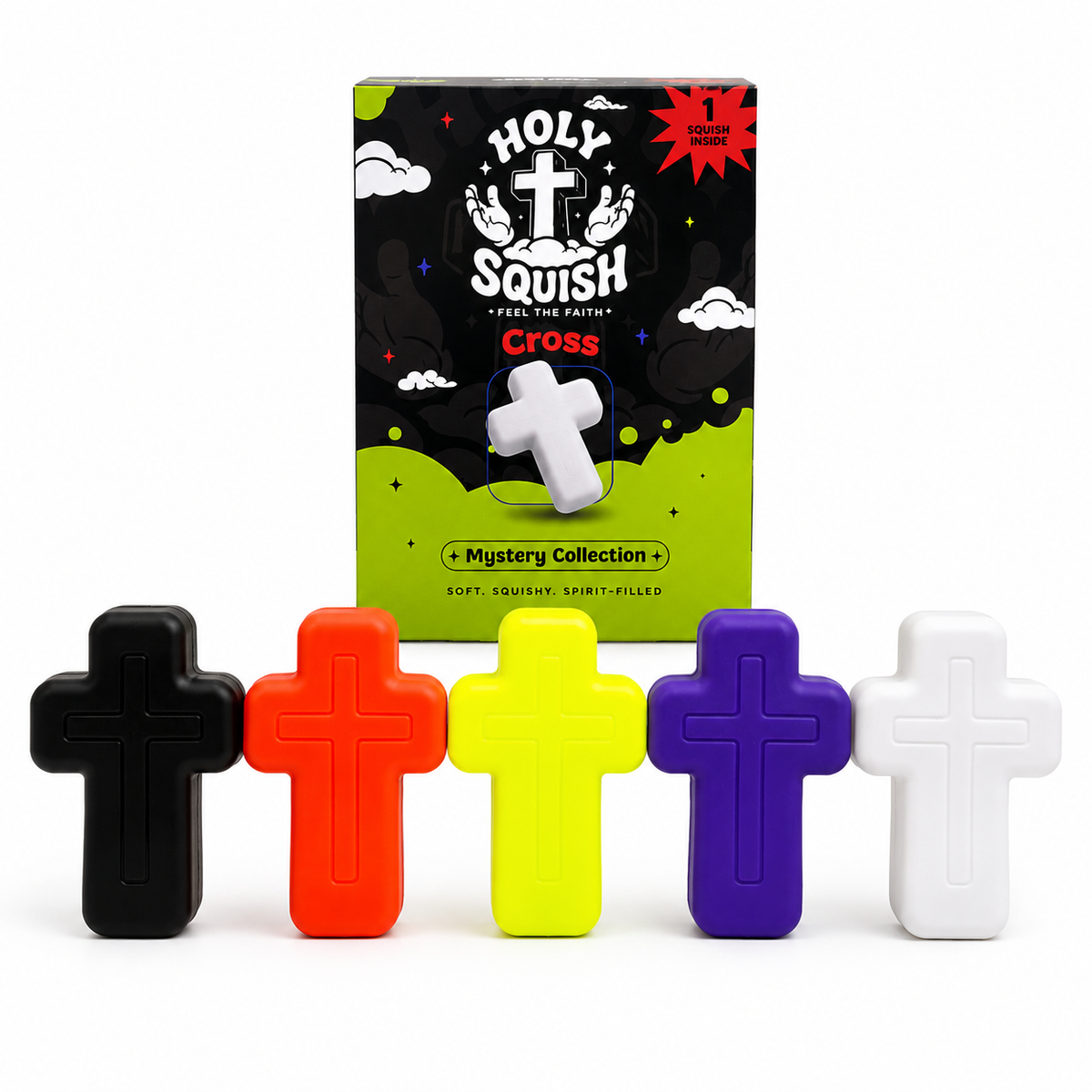 Five Cross Squish colors